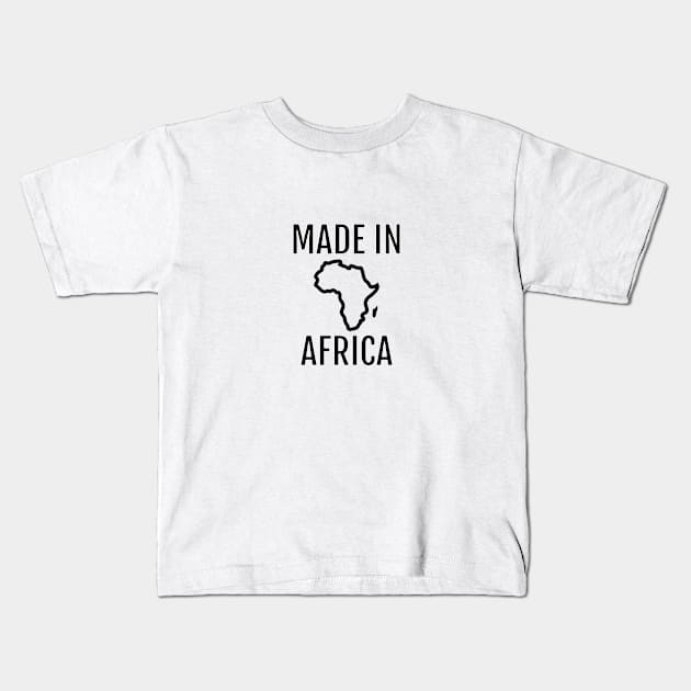 Made in Africa Kids T-Shirt by brightnomad